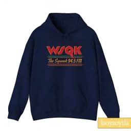 WSQK The Squawk Unisex Hooded Sweatshirt Aesthetic Women Clothing Vintage 80s Graphic Pullover Long Sleeve Retro Shirt Gift Tops