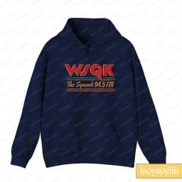 WSQK The Squawk Unisex Hooded Sweatshirt Aesthetic Women Clothing Vintage 80s Graphic Pullover Long Sleeve Retro Shirt Gift Tops
