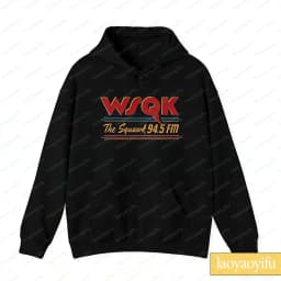 WSQK The Squawk Unisex Hooded Sweatshirt Aesthetic Women Clothing Vintage 80s Graphic Pullover Long Sleeve Retro Shirt Gift Tops
