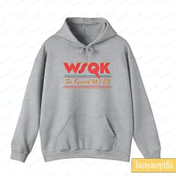 WSQK The Squawk Unisex Hooded Sweatshirt Aesthetic Women Clothing Vintage 80s Graphic Pullover Long Sleeve Retro Shirt Gift Tops