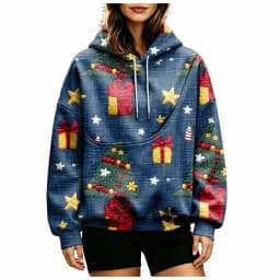 Women Fall And Winter Hoodie With Pet Pouch Oversized Pocket Colorful Print Sweatshirt For Dogs And Women's Hoodies Pullover