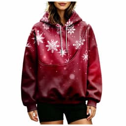 Women Fall And Winter Hoodie With Pet Pouch Oversized Pocket Colorful Print Sweatshirt For Dogs And Long Sweatshirt with Zipper