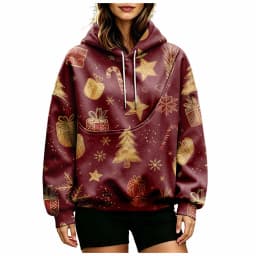 Women Fall And Winter Hoodie With Pet Pouch Oversized Pocket Colorful Print Sweatshirt For Dogs And Long Sweatshirt with Zipper