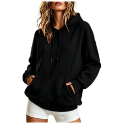 Women Long Sleeved Hooded Sweatshirt Casual Pullover Hooded Sweater Warm Sweater Sporty Sweater Comfortable Long Zip up Hoodie