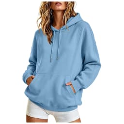 Women Long Sleeved Hooded Sweatshirt Casual Pullover Hooded Sweater Warm Sweater Sporty Sweater Comfortable Long Zip up Hoodie