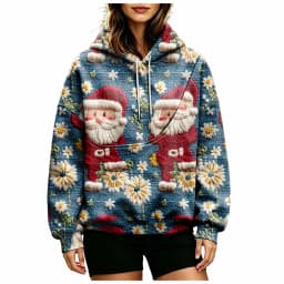 Women Fall And Winter Hoodie With Pet Pouch Oversized Pocket Colorful Print Sweatshirt For Dogs And Cats Woman's Zip Hoodie