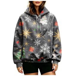 Women Fall And Winter Hoodie With Pet Pouch Oversized Pocket Colorful Print Sweatshirt For Dogs And Cats Womens Hoodie Zip up