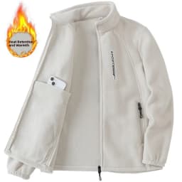 Loose Zipper Open Cardigan Sweatshirt for Middle-Aged And Elderly Large Size Mommy Style Fashionable Comfortable Polyester