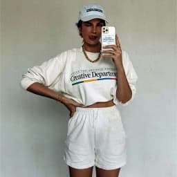Creative Department American Vintaga Style Women White Sweatshirts Long Sleeve Loose Cotton Thick Street Fashion Y2K Pullover