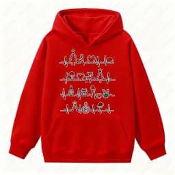 Christmas Funny Heartbeat EKG Sweatshirt  Xmas Trees Christmas Hat Graphic Pullover  Woman Men Medical Tops Gift Casual Sweater
