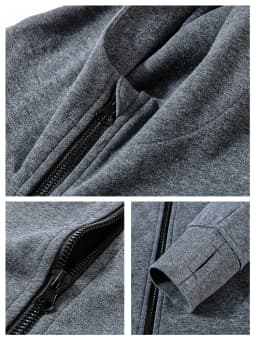 Slim Fit Sportswear Pink Hoodie Cardigan Women's Autumn Winter New Style Cotton Blend Thickened Warmth Commute Fashion
