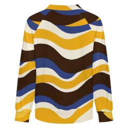 Betawoo Sunflower Premium Casual Long Sleeve V-Neck Sweatshirt For Women