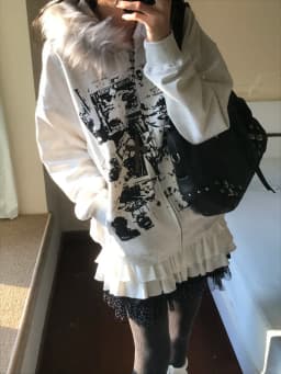Women Y2K Zip Up Hoodie Faux Fur Hoodie Long Sleeve Y2K Retro Comic Print Gothic Punk Style Streetwear Autumn Winter Sweatshirts
