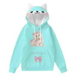 Japanese 3D Printing Casual Hoodies Women Y2k Aesthetic Vintage Loose Hoody Autumn Streetwear ​Zipper Pocket Grunge Sweatshirt