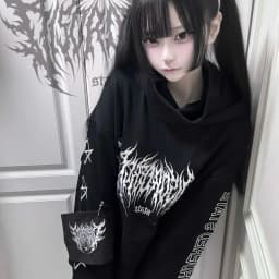 Y2k 2000s Hoodies Women Streetwear Sweatshirts Oversized Tops Casual Vintage Punk Hoodie Hooded Print Hip-hop Japanese Clothes