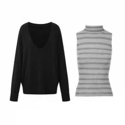 2026 Two-piece Set Streetwear Casual Grunge Hoody + Sleeveless Vintage Turtleneck Stripe Slim Fit Vest 2k Aesthetic Loose Suit