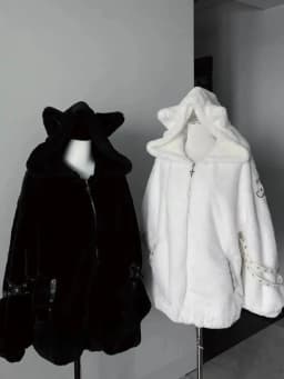 Gothic Harajuku Winter Gotihc Subcultural Coats Women Streetwear Autumn Casual Hooded Jackets 2026 Fashion Cardigan Sweatshirt