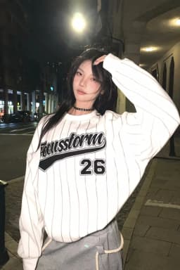 Loose Fit Tie Dye Long Sleeve Hoodie Women's Spring Autumn Winter New Style Hong Kong Flavor Striped Letter Baseball Jacket
