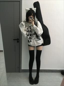 Y2K Streetwear Women Fax Fur Zipper Hoodie Long Sleeve Graphic Print Japanese Harajuku Punk Gothic Winter Outerwear Winter