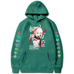 Hu Tao Zhongli Vintage Streetwear Wanderer Faruzan Nahida Xiao Cartoon Gothic Sweatshirt Genshin Impact Korean Style Y2k Hoodies