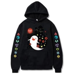 Hu Tao Zhongli Vintage Streetwear Wanderer Faruzan Nahida Xiao Cartoon Gothic Sweatshirt Genshin Impact Korean Style Y2k Hoodies