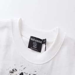 Mixed Emotion Embroidery Pearl Logo Sweatshirts Men Women Angel Print Tee 100% Cotton Streetwear Loose T-shirt