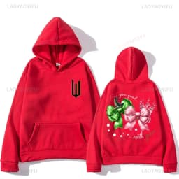 2024 Wicked Sutra Hooded Graphic Printing Cartoon Women Tops Sweatshirt with Hooded Casual Retro Clothes Women/men Pullovers