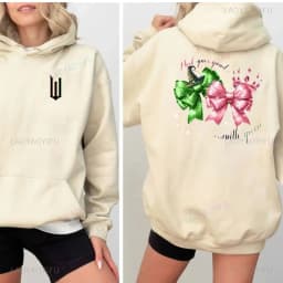 2024 Wicked Sutra Hooded Graphic Printing Cartoon Women Tops Sweatshirt with Hooded Casual Retro Clothes Women/men Pullovers