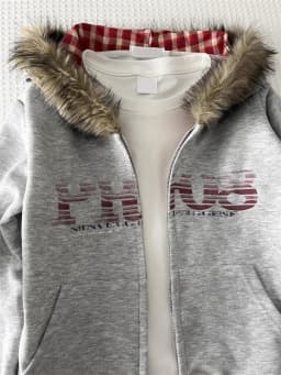 Women American Vintage Letter Print Jacket Antumn Winter Y2K Harajuku Faux Fur Hooede Hoodie Sweet Fashion Hot Girl Sweatshirt