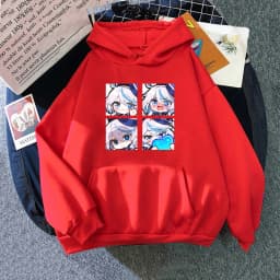 Genshin Impact Furina Hoodie Women Aesthetic Graphic Kawaii Hoodies Woman Autumn Winter Casual Hooded Sweatshirts Anime Clothes