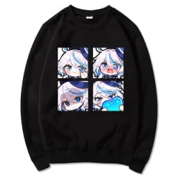 Genshin Impact Furina Hoodie Women Aesthetic Graphic Kawaii Hoodies Woman Autumn Winter Casual Hooded Sweatshirts Anime Clothes