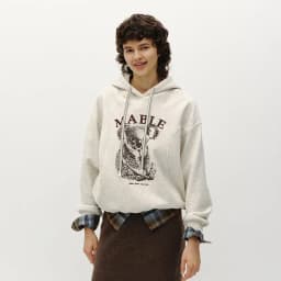 Semir Women Hoodie Fleece Lined Panelled Design Hooded Design Oversized Fit 2026 Winter Soft Comfort Casual Style Warm Layer