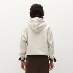 Semir Women Hoodie Fleece Lined Panelled Design Hooded Design Oversized Fit 2026 Winter Soft Comfort Casual Style Warm Layer