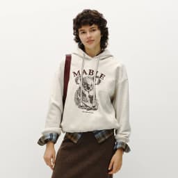 Semir Women Hoodie Fleece Lined Panelled Design Hooded Design Oversized Fit 2026 Winter Soft Comfort Casual Style Warm Layer