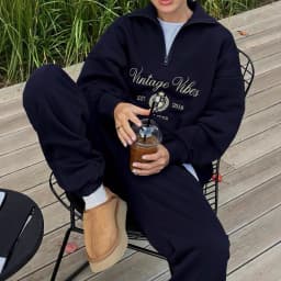 Autumn New Woman Clothing Streetwear Harajuku Hoodie Semi-zipper Lazy Wind Hoodies Woman Clothes Loose Long-sleeved Top Jacket