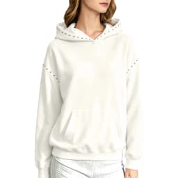 Women Winter Fashion Pullover Hooded Sweater With Metal And Pocket Hooded Pullover Shirt Hooded Sweatshirt with Pockets Women