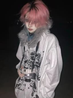 2026 Subculture Faux Fur Print Jacket with Hooded Women Casual Slim Vintage Hoodies Y2k Gothic Punk Cropped Zipper Sweatshirt