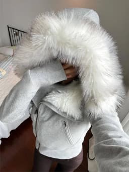 Winter Hoodie Coat Women Academia Y2k Streetwear Long Sleeve Sweatshirts Grunge Pullovers 2000s Lambs Wool Jacket New Chic
