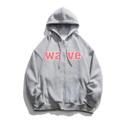 Women's Hoodie Sweatshirt Thickened Fleece Loose Fit Hooded Cardigan Coat Korean Style Commute Long Sleeve Cotton Polyester