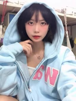 Women's Hoodie Sweatshirt Thickened Fleece Loose Fit Hooded Cardigan Coat Korean Style Commute Long Sleeve Cotton Polyester