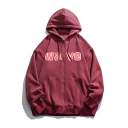 Women's Hoodie Sweatshirt Thickened Fleece Loose Fit Hooded Cardigan Coat Korean Style Commute Long Sleeve Cotton Polyester