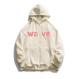 Women's Hoodie Sweatshirt Thickened Fleece Loose Fit Hooded Cardigan Coat Korean Style Commute Long Sleeve Cotton Polyester