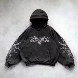 Vintage MMA Elite Men's New Zipper HoodieY2K Best Selling Harajuku Hip Hop Skull Letter Graphics Extra Large Couple Street Wear