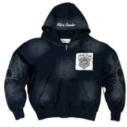 Vintage MMA Elite Men's New Zipper HoodieY2K Best Selling Harajuku Hip Hop Skull Letter Graphics Extra Large Couple Street Wear