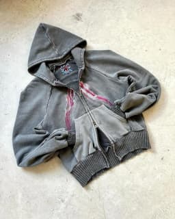 Vintage MMA Elite Men's New Zipper HoodieY2K Best Selling Harajuku Hip Hop Skull Letter Graphics Extra Large Couple Street Wear