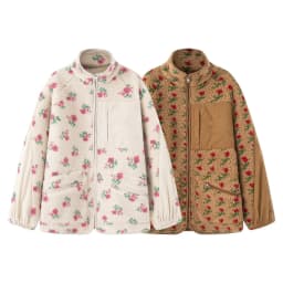 Yaminiya Fashion Wool Fleece Flower Warm Zipper Sweater Jacket Stand Collar Loose Jacket Thickened Autumn/winter Women Clothing