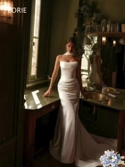 LORIE Sweetheart Mermaid Sexy Wedding Dress Sleeveless Princess Bridal Gowns Backless Wedding Gown Customized 2025