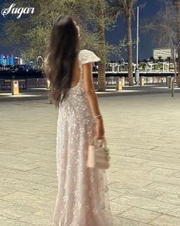 lvory Appliques Tulle Bridal Gowns Short Sleeves A Line Slim Bridal Dresses Zipper Backless Bride Gowns 2025 Customized