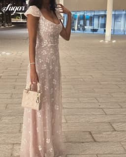 lvory Appliques Tulle Bridal Gowns Short Sleeves A Line Slim Bridal Dresses Zipper Backless Bride Gowns 2025 Customized