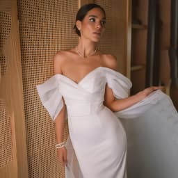 Elegant Sweetheart Mermaid Wedding Dress for Bride Off the Shoulder Open Back Bridal Gown Train Vestidos De Novia Customized